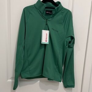Marmot Forest Green Half-Zip Jacket